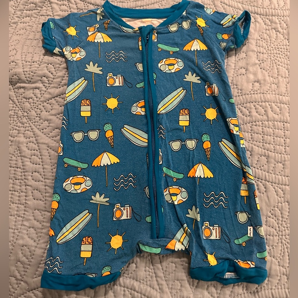 Little Sleepies Surfs Up shortie